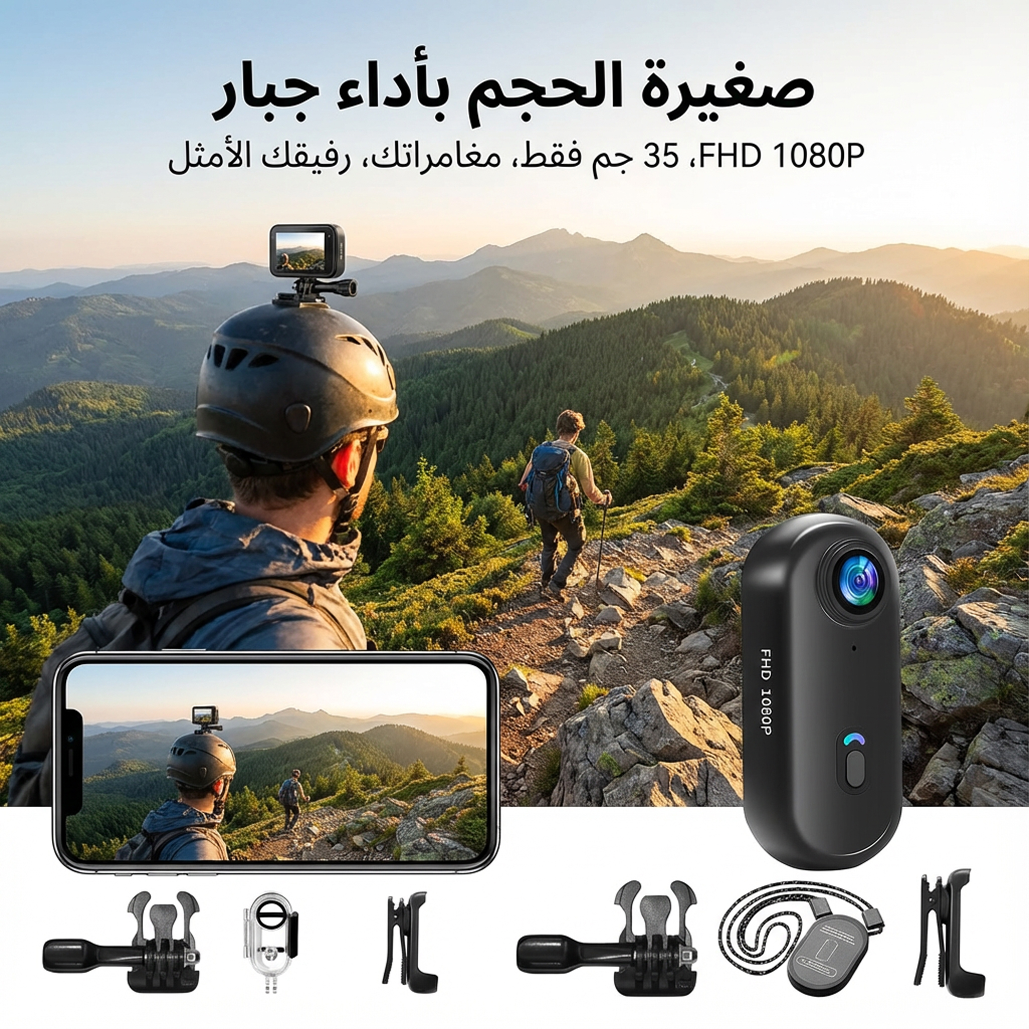 كاميرا رياضية لتصوير الفلوجز 1080 - الصورة 2
