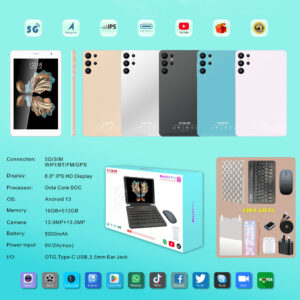 تابلت Note 24 بكيبورد و ماوس بلوتوث + مجموعة هدايا (ضمان عام  )